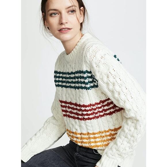 Rag & Bone Mindy Lamb’s Wool Chunky Knit Sweater - Picture 2 of 16